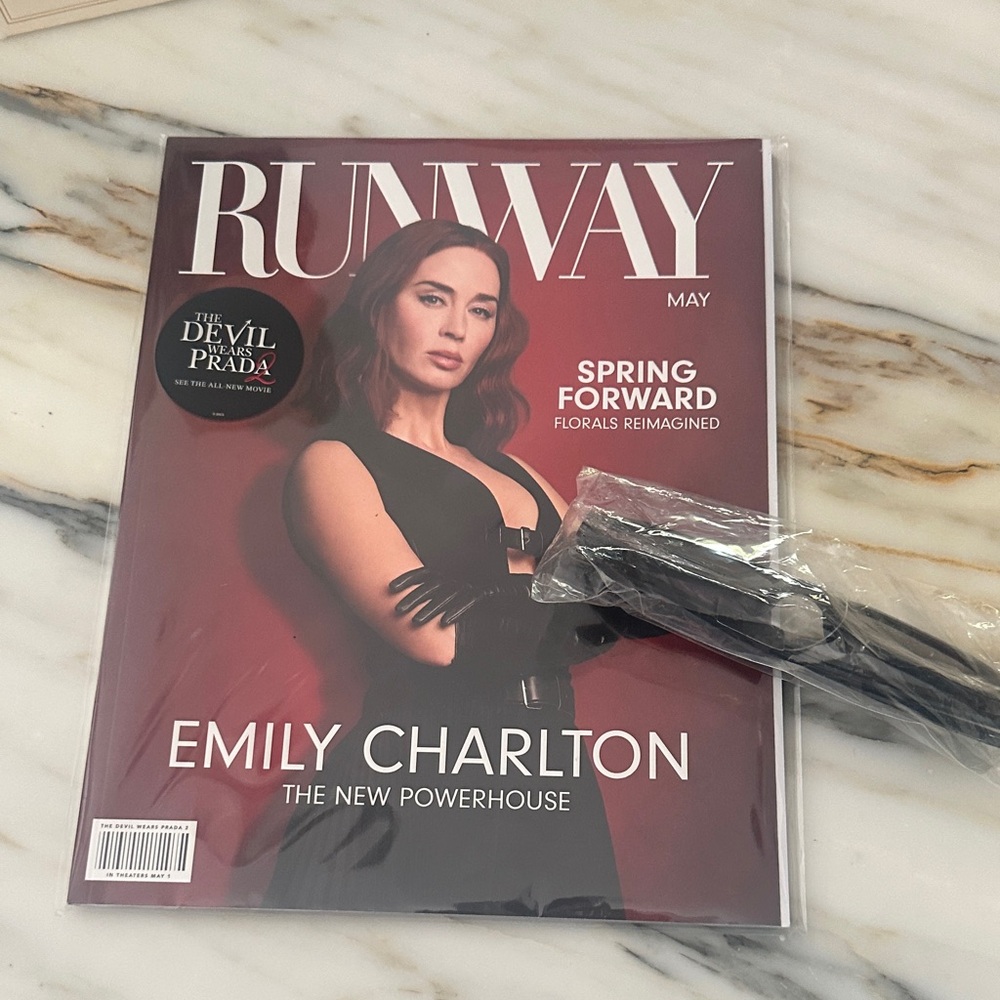 Runway Magazine May Issue - Emily Charlton Cover